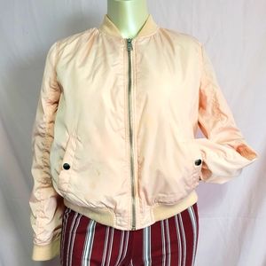 Pink Bomber style jacket